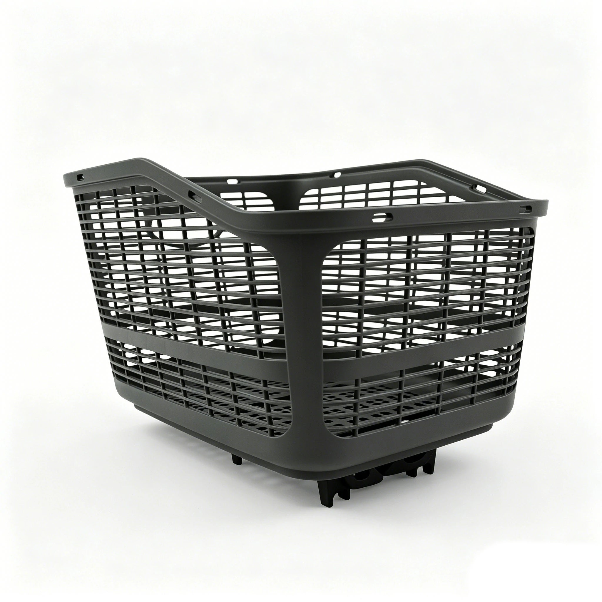 Onemile e-bike rear rack basket mounted behind the saddle for extra cargo storage