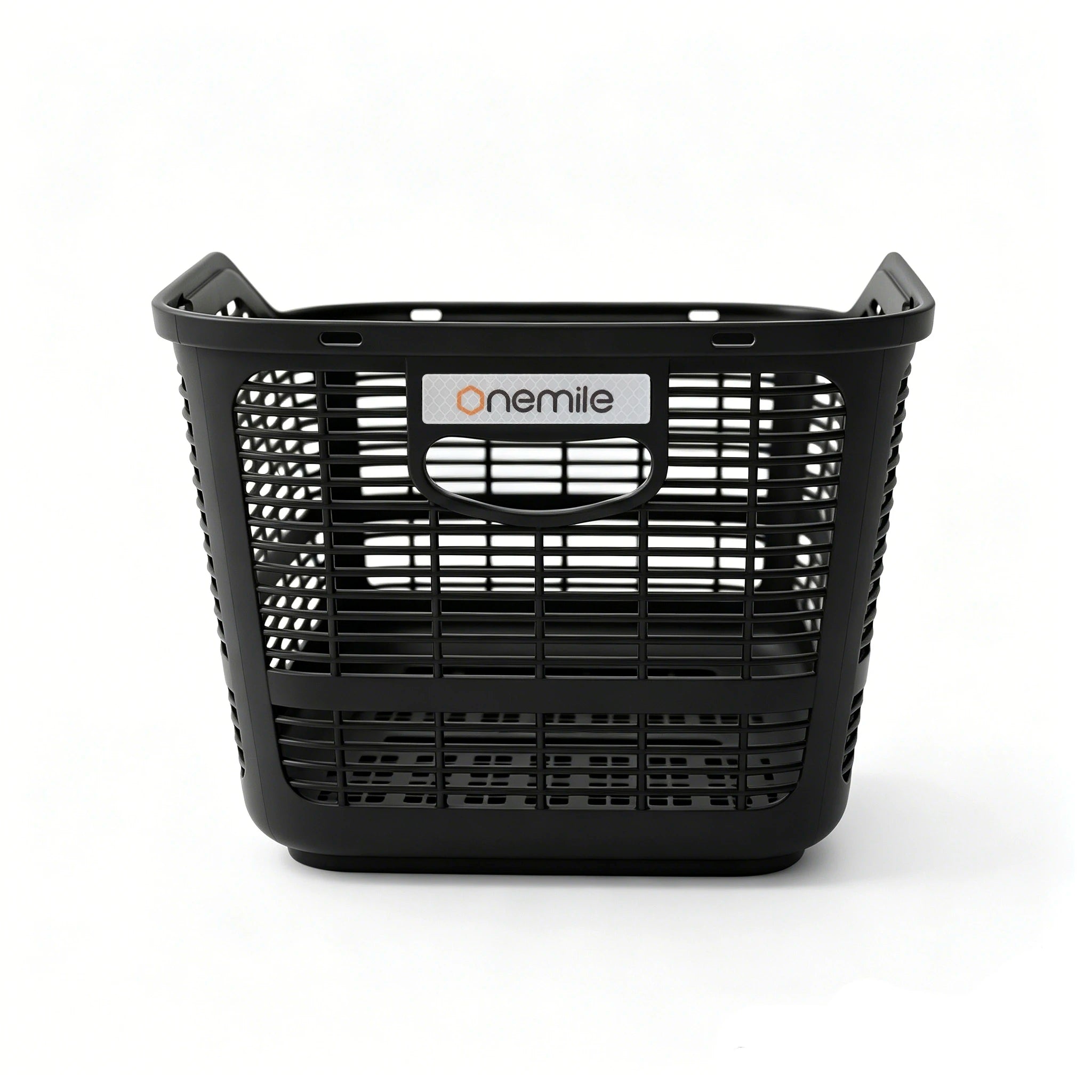 Onemile e-bike rear rack basket mounted behind the saddle for extra cargo storage
