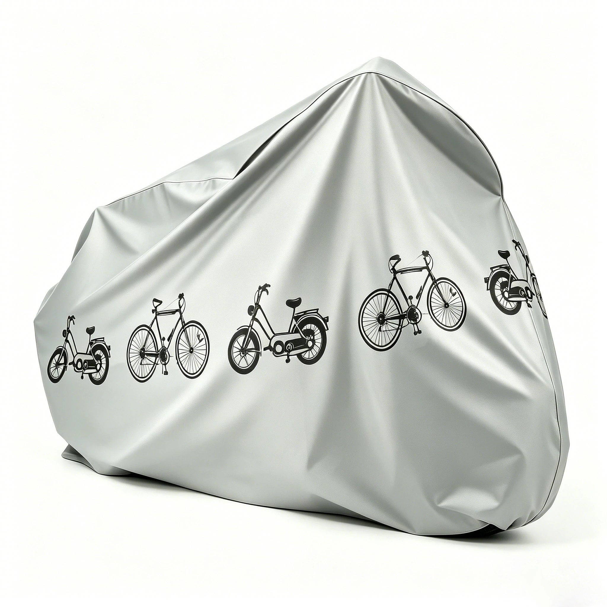 Onemile Silver All-Models E-Bike Cover - All-Weather Protection: Waterproof, Dustproof, UV-Resistant