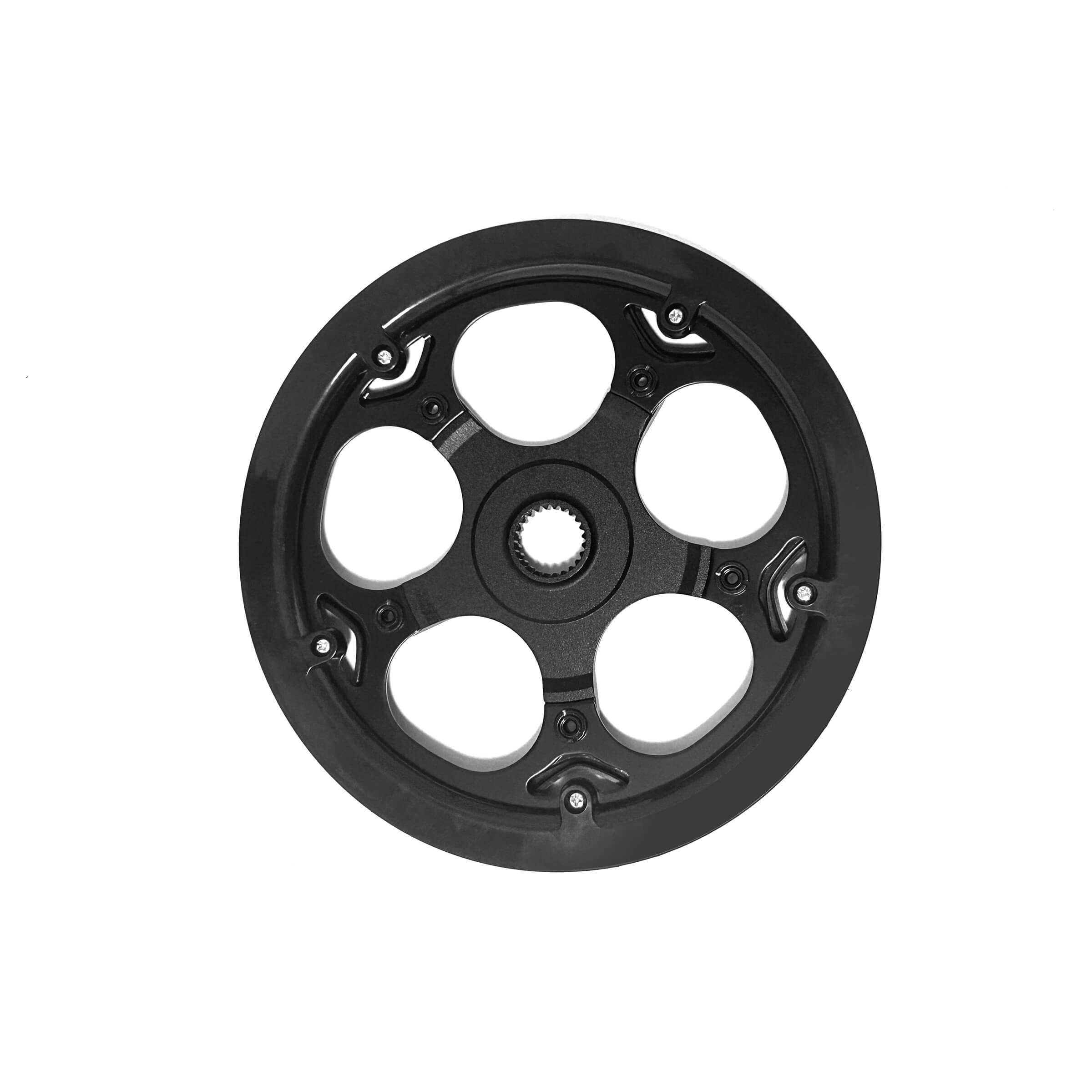 Durable steel 52T chainring compatible with 7-speed 3/32-inch chains.