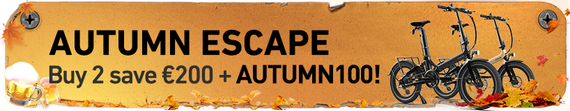 Onemile Nomad ebike promotion for Autumn Escape Sale