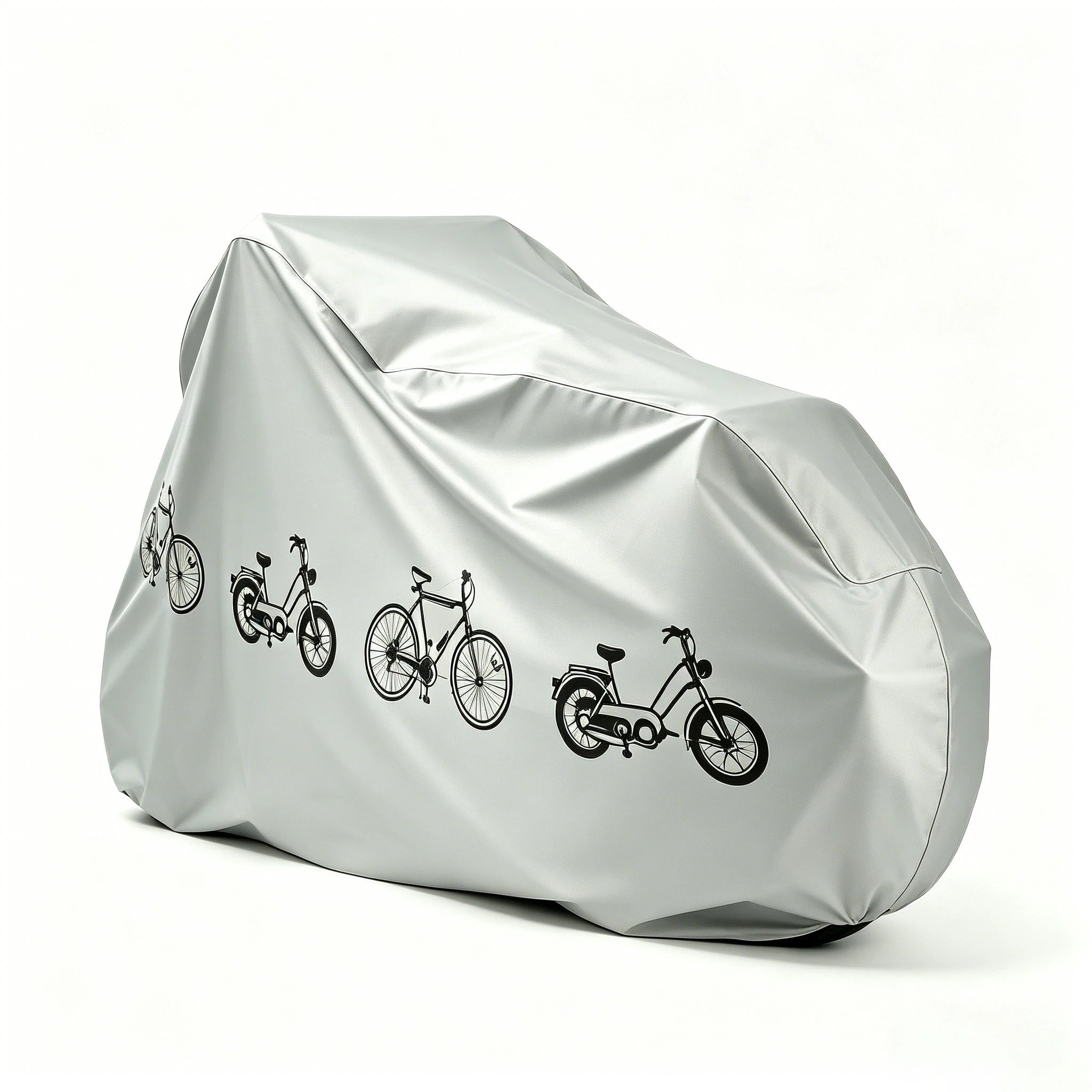 Onemile Silver All-Models E-Bike Cover - All-Weather Protection: Waterproof, Dustproof, UV-Resistant