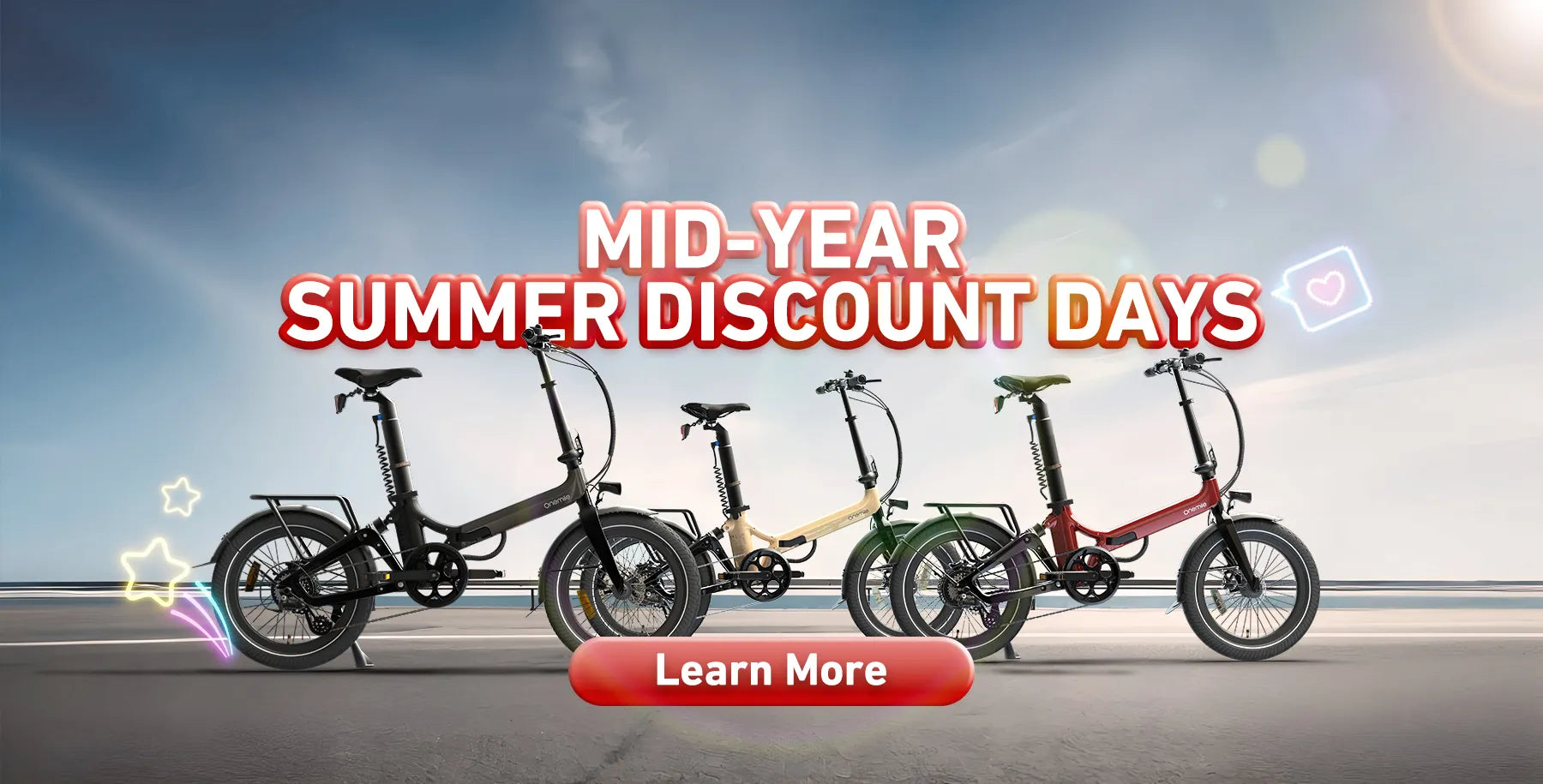 2025 Onemile Ebike Mid-Year Sale with big savings Mid-Year Sale offers