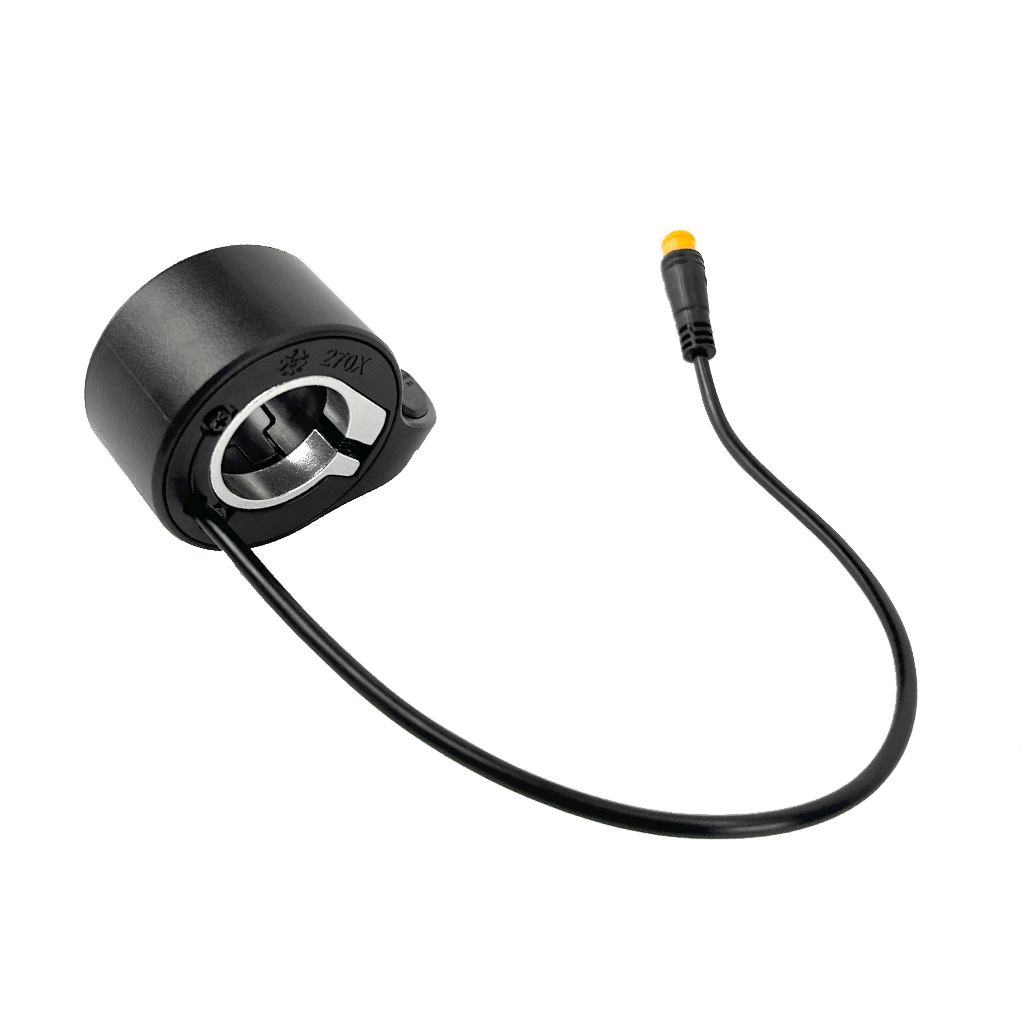 Onemile Scrambler Ebike thumb throttle for precise control